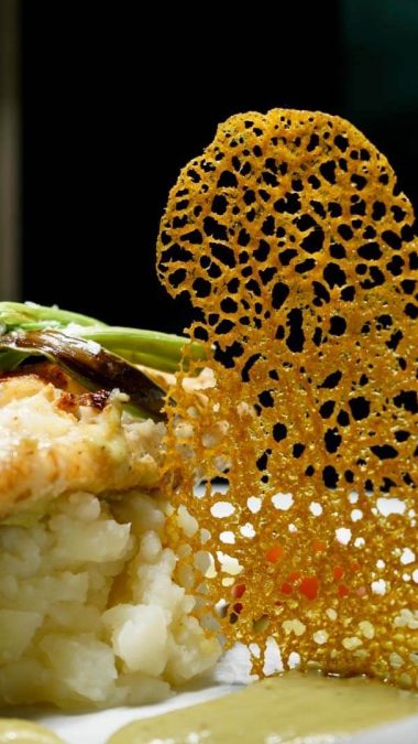 Cod with Mashed Potato & Spring Onion
